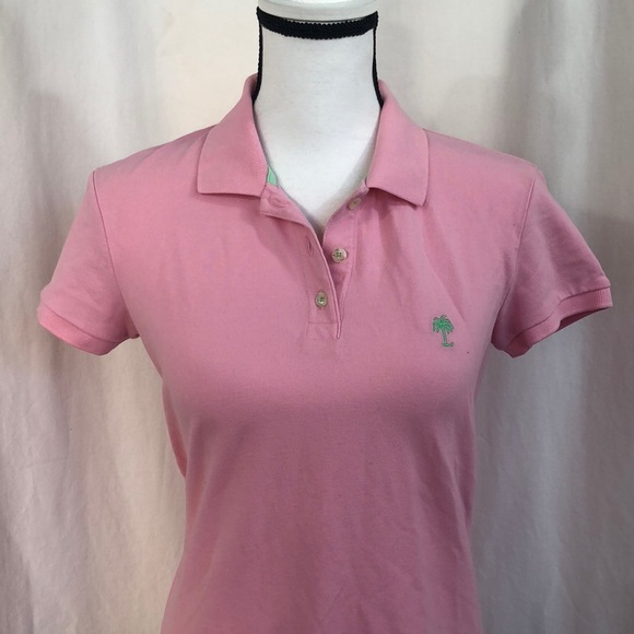 Lily Pulitzer pink island polo small - Picture 2 of 8